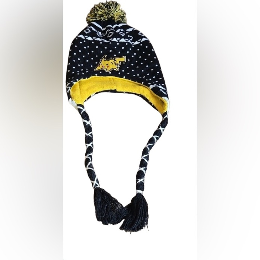 Pokemon Black and Yellow Pikachu Kids Hat